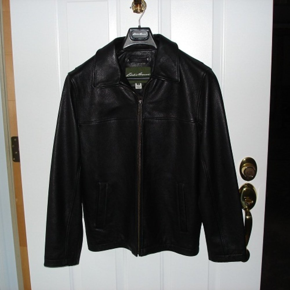 Eddie Bauer Journeyman leather jacket size medium